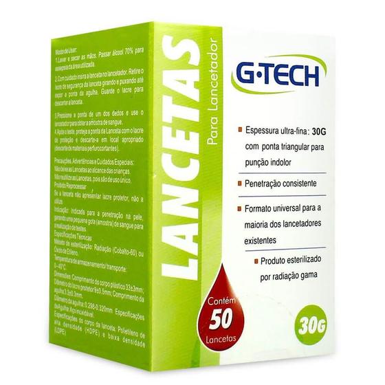 Imagem de Lancetas para lancetador com 50 unidades