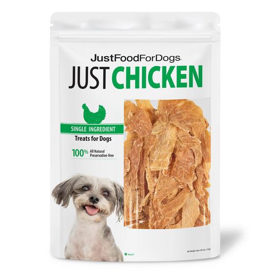 Imagem de Lanche para Cães JustFood - Guloseimas Saudáveis de Frango (500ml)