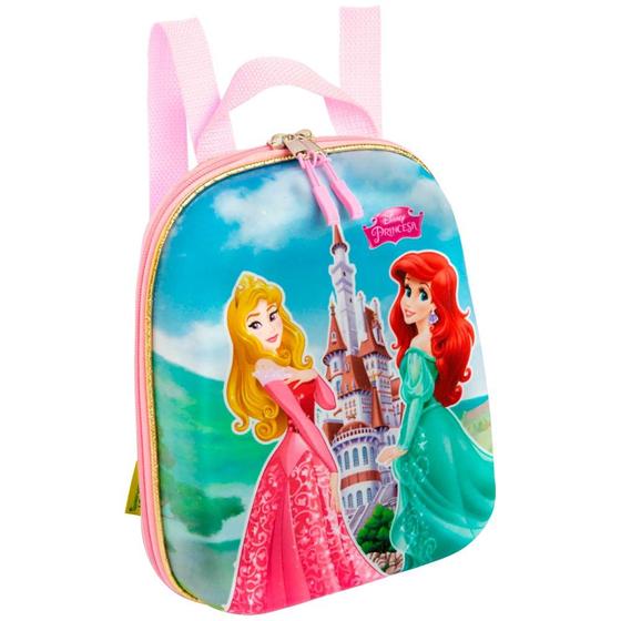 Imagem de Lancheira 3D Infantil - Disney-Princesas - Castelo - Maxtoy