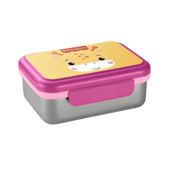 Imagem de Lancheira Bento Box Aco Inox Hot e Cold Rosa - Fisher Price