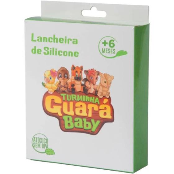 Imagem de Lancheira De Silicone Rosa 6M+ Turminha Guará Baby