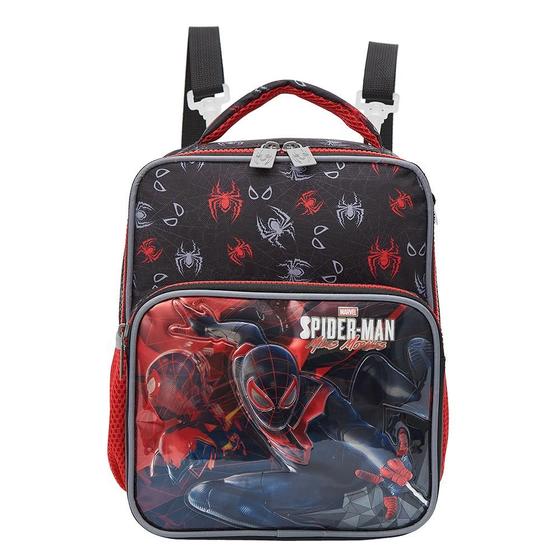 Imagem de Lancheira Escolar Spider Man Miles Morales Metalizada Xeryus 13364