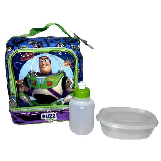 Imagem de Lancheira Escolar Térmica Premium Infantil Personagem Astronauta Buzz Lightyear - Toy Story - Disney