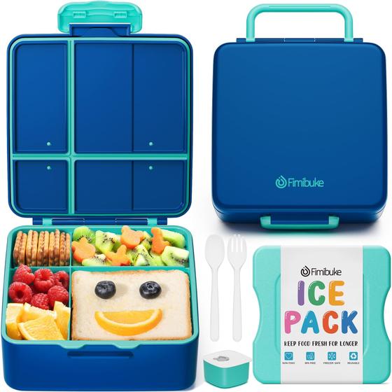 Imagem de Lancheira Fimibuke Chill Bento Box 1065mL 4 compartimentos