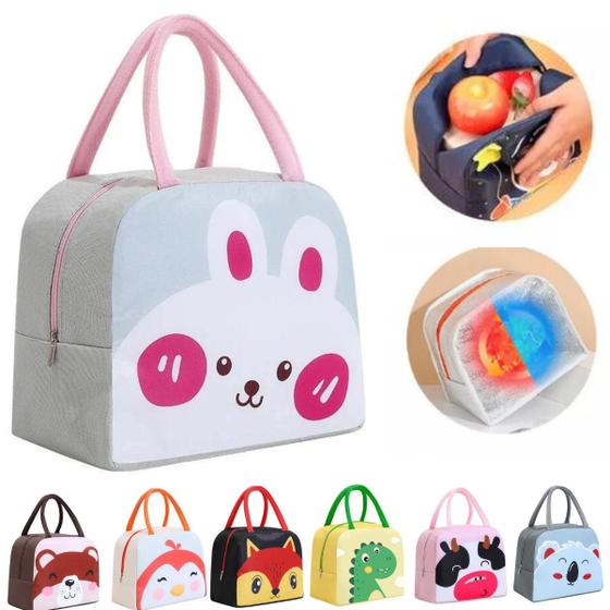 Imagem de Lancheira Infantil Bolsa Termica Necessaire Escolar Unissex