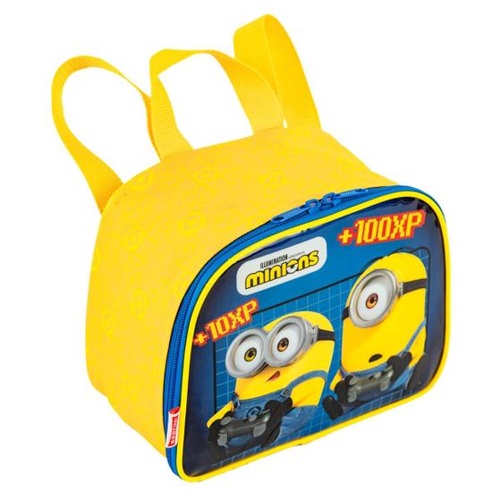 Imagem de Lancheira Infantil Escolar Passeio Menino Minions Oficial Gamer Sestini