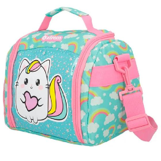 Imagem de Lancheira infantil feminina samsonite xtrem new break gatos