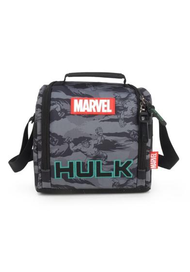 Imagem de Lancheira Infantil Hulk Luxcel LA47053AG - Preto 21x18x14 cm