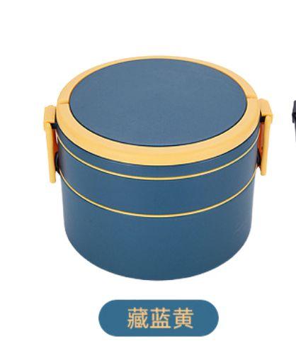 Imagem de Lancheira Japonesa Bento Box à Prova de Vazamentos - Para Crianças e Adultos (Azul)
