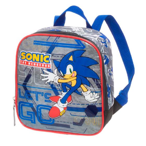 Imagem de Lancheira Sonic Let's Go Cinza Unstopable Infantil - Pacific