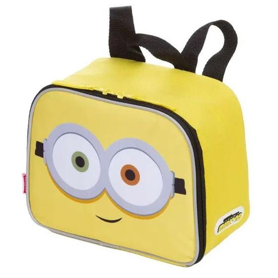 Imagem de Lancheira Térmica Escolar Minions Infantil Com Potinho Garrafinha