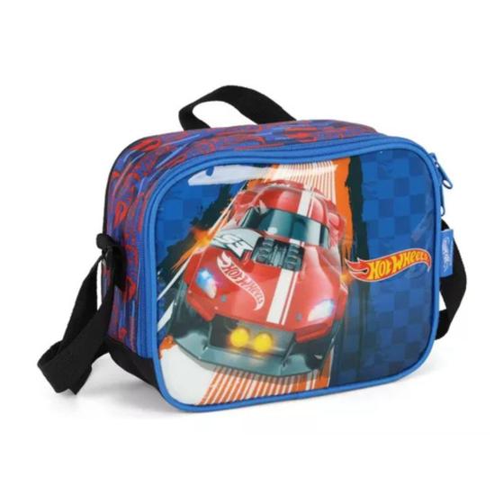 Imagem de Lancheira Térmica Hot Wheels Infantil Masculina Luxcel