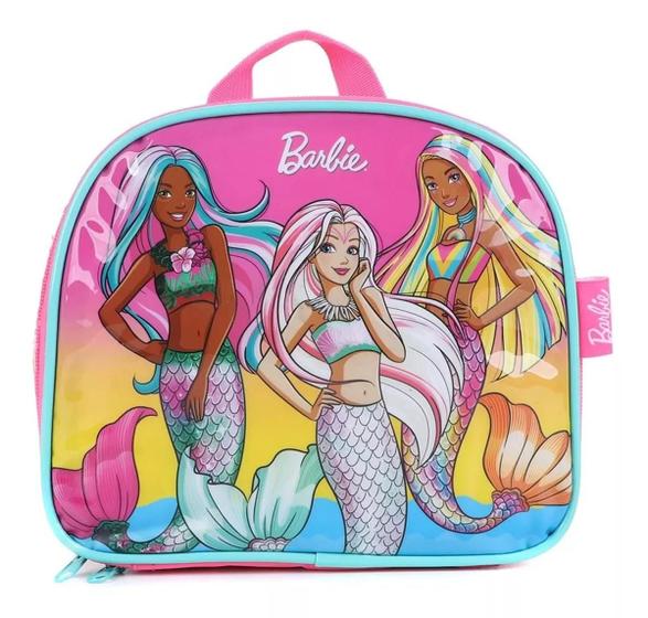 Imagem de Lancheira Térmica Infantil Escolar Meninas Barbie Sereia