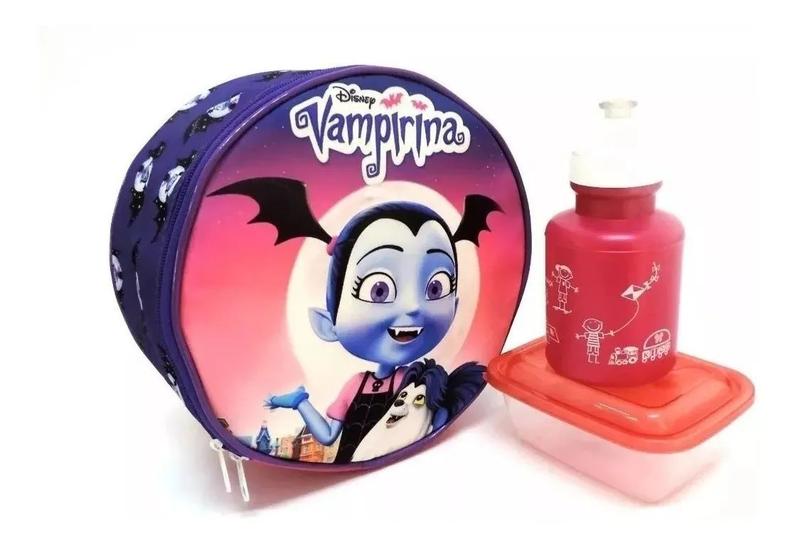 Imagem de Lancheira Térmica Infantil Escolar Vampirina Lobinho Roxa F5