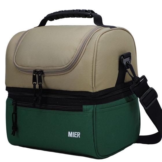 Imagem de Lancheira Térmica MIER - Bolsa Térmica Army Green