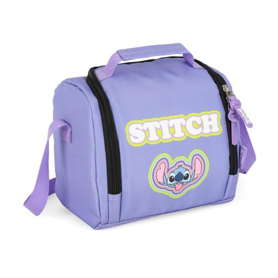 Imagem de Lancheira Térmica Stitch Juvenil Escolar Estampado Luxcel