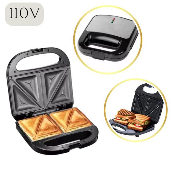 Imagem de Lanches e grelhados 110V fáceis com Sanduicheira Inox!