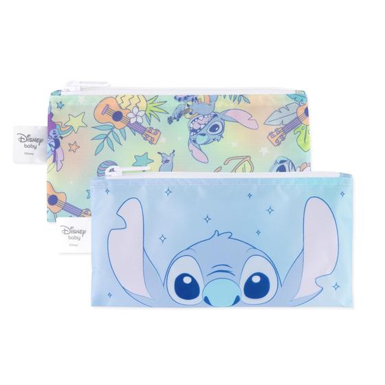 Imagem de Lanches Reutilizáveis Bumkins Disney Stitch - Pacote com 2