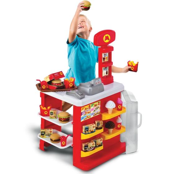 Imagem de Lanchonete Infantil Fast Food Hambúrguer 8046 - Magic Toys