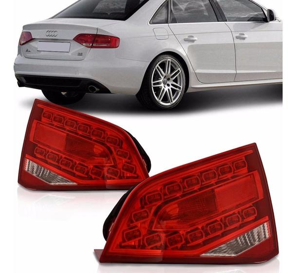 Imagem de Lanterna Audi A4 2008 2009 2010 2011 2012 Mala com Led Depo