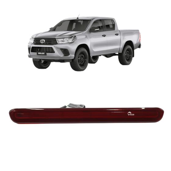 Imagem de Lanterna Brake Light Com Chicote Hilux 2016 2017 2018 2019 2020 2021 2022 Vermelho