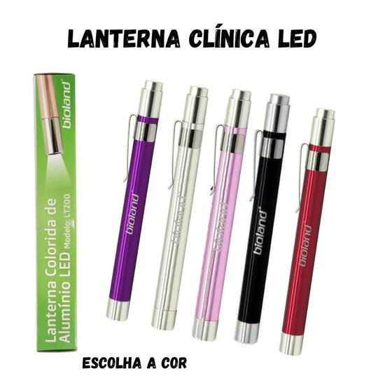 Imagem de Lanterna Clínica Led Luz Branca Tipo Caneta Para Medicina Enfermagem Bioland LT200