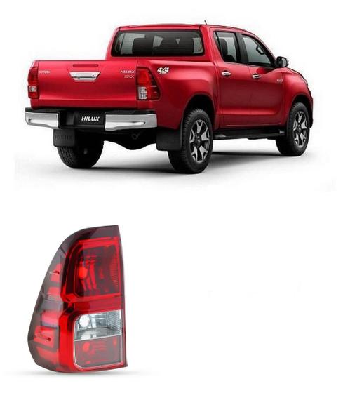 Imagem de Lanterna Com Função Neblina Hilux 2016 2017 19 2020 Esquerdo