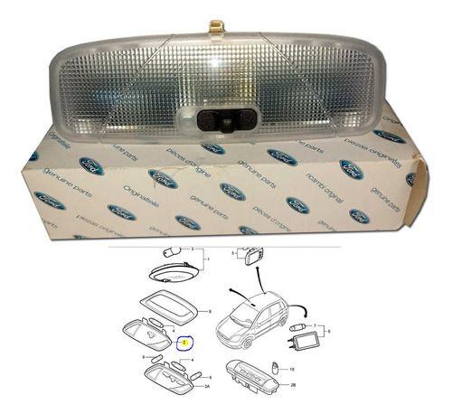 Imagem de Lanterna Cortesia Interna do Teto (Modelo Com 1 Lampada) Courier - Ford Ka - Focus - Ecosport - Fiesta
