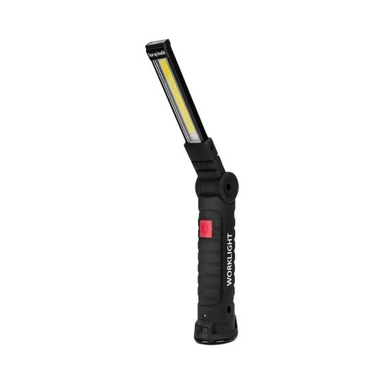 Imagem de Lanterna De Acampamento LED Recarregável À Prova D'água Com Ímã E Gancho 5 Modos Para Trabalho