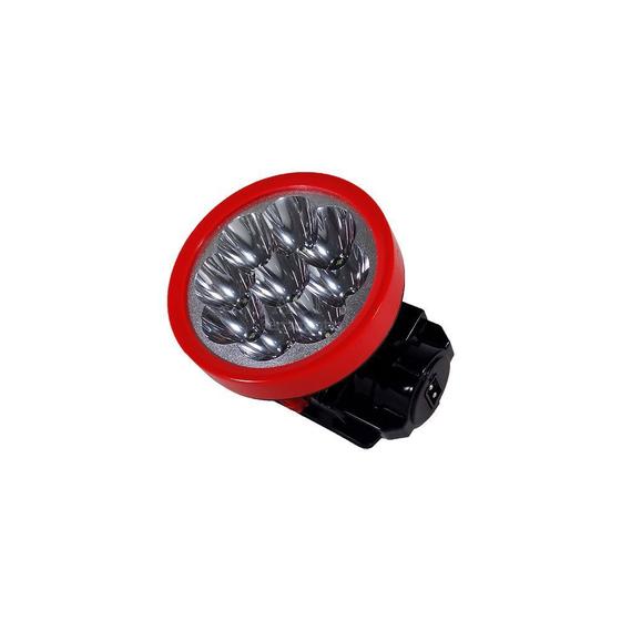 Imagem de Lanterna de cabeça elástico  recarregável 9  LEDs