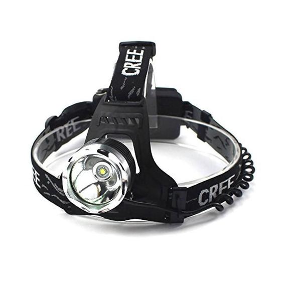 Imagem de Lanterna De Cabeça Led Cree T6 Zoom para Bike Com 2 Baterias - Bm807