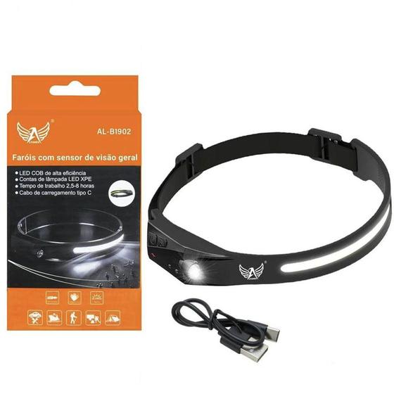 Lanterna de Cabeça Super Led Recarregável Al-b1902 - Ltomex Menor preço em Lanterna de Cabeça Super Led Recarregável Al-b1902 - Ltomex