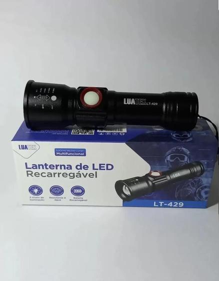 Imagem de Lanterna de Led Recarregável Luatek