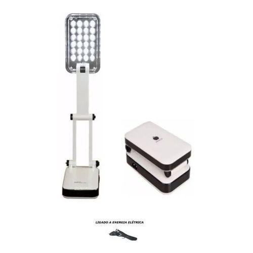 Imagem de Lanterna De Mesa Led Recarregavel Com Tomada Para Carregar Luminaria Z