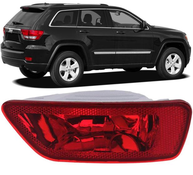 Imagem de Lanterna de Neblina Parachoque Traseiro Jeep Compass e Cherokee de 2011 À 2015 - Direito