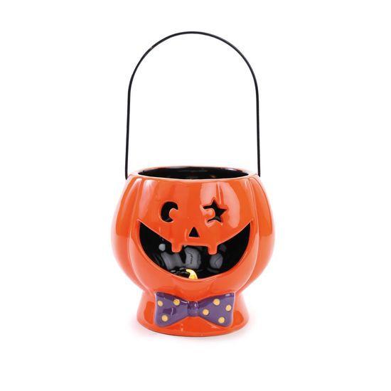 Imagem de Lanterna Decorativa Abóbora Iluminada para Decoração de Halloween - Cromus - 1Un