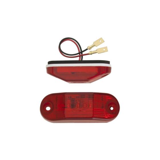 Imagem de Lanterna Delimitadora de Teto 2 LED com Chicote (24V)  (Vermelho)  (805202)