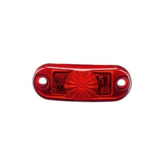 Lanterna delimitadora vermelha dianteira e traseira com leds. saída fios Menor preço em Lanterna delimitadora vermelha dianteira e traseira com leds. saída fios