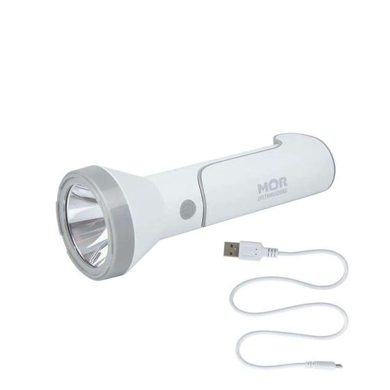 Imagem de Lanterna e Luminária 140 lm Super LED Recarregável - MOR - Mor Life