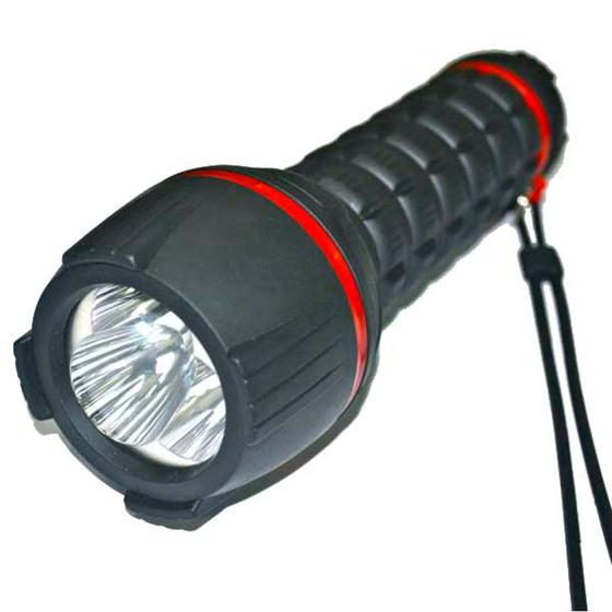 Imagem de Lanterna emborrachada com 3 LEDs - 2495