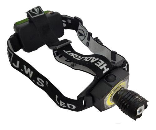 Imagem de Lanterna Farol De Cabeça Jws Com Mini Caixa Som Bluetooth