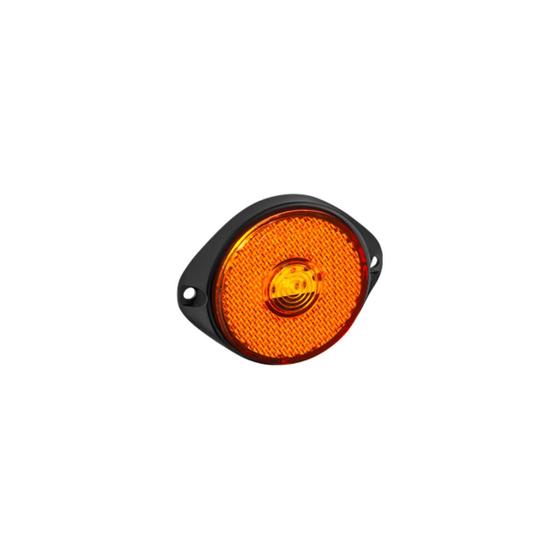 Imagem de Lanterna frontal led 65mm ambar com suporte