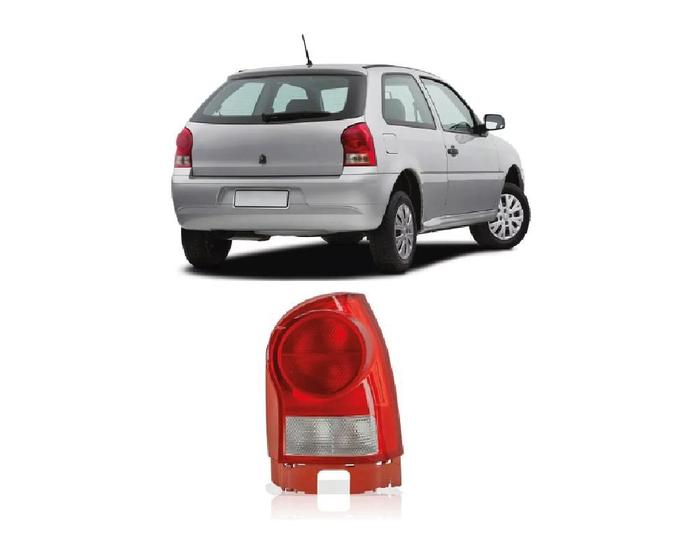 Imagem de Lanterna Gol G4 Vermelho Bicolor Lado Direito IMPORT