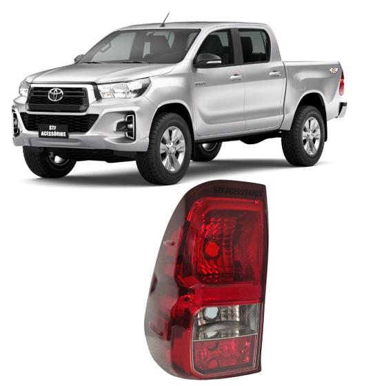 Imagem de Lanterna Hilux 2016 2017 2018 2019 2020 2021 Acrílico Le