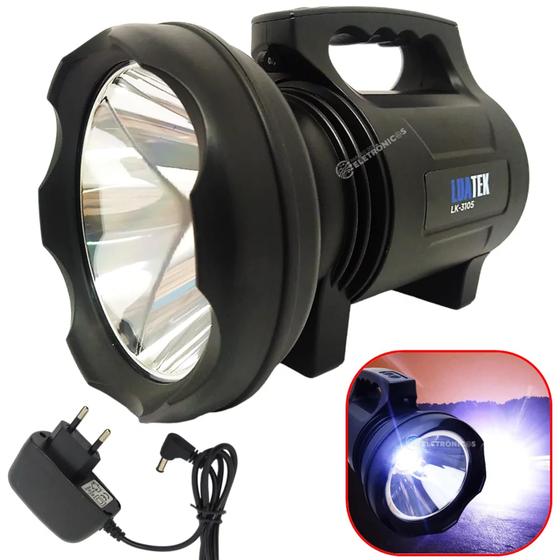 Imagem de Lanterna Holofote Alta Potencia Super LED T6 50W 8000 Lumens Bivolt LK3105