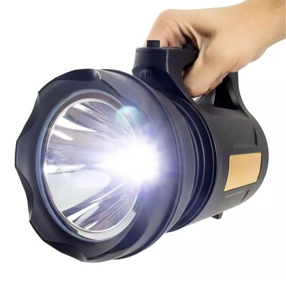 Imagem de Lanterna Holofote Led Recarregável Prova D'água Portátil 30W