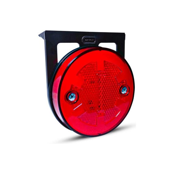 Imagem de Lanterna Lateral Apolo 6 Leds Bivolt 85mm Carreta Randon  Rubi