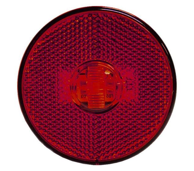 Imagem de Lanterna Lateral LED Caminhão Carreta Sem Suporte Vermelha G