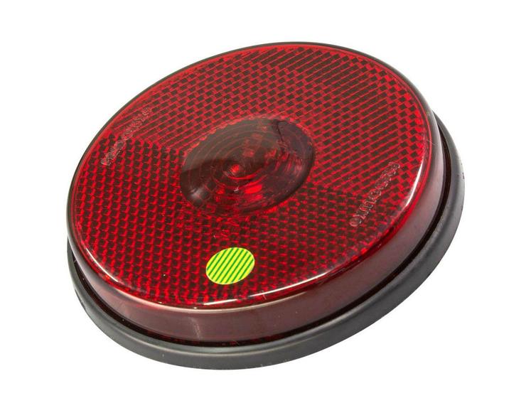 Lanterna Lateral Led Redonda Universal Bivolt Vermelho - Pradolux