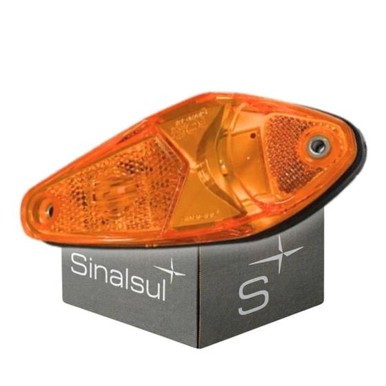 Lanterna Lateral Posição Direcional Led Bivolt Amarela Menor preço em Lanterna Lateral Posição Direcional Led Bivolt Amarela